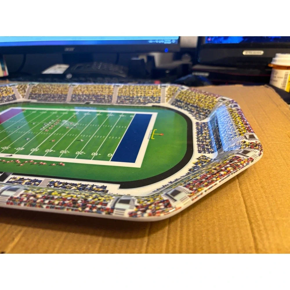 VTG TouchDown Platter Football Tray Ullman Company 15103 13.5